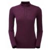 Montane Primino 140 zip neck W Saskatoon Berry