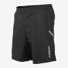 Fusion C3 Run Shorts Unisex - En elegant sort shorts ligger fladt med reflekslogo på højre lår. Velegnet til både mænd og kvinder til løb, styrketræning og fitness.