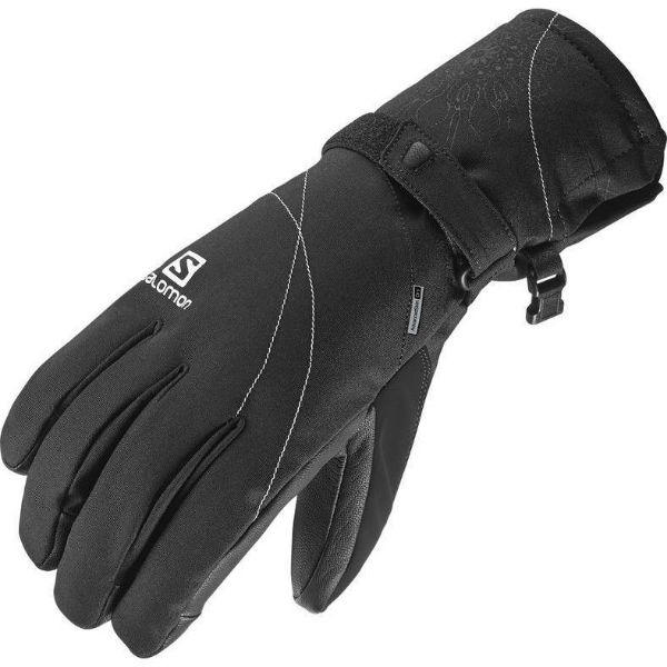 Salomon Propeller Dry Skidhandske Kvinnor Black