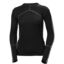 Helly Hansen Lifa Crew Skiundertröja Stripe W Black