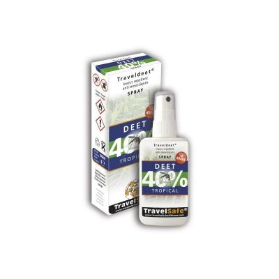 TravelSafe TravelDEET 40 procent Spray No Color