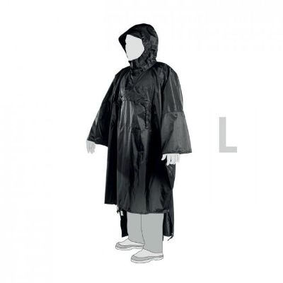 Tasmanian Tiger Tac Poncho Black