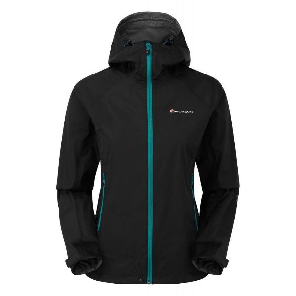 Montane Fjällkvinnors Atomic-jacka Black