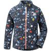 Didriksons Monte Kids Print Jacket 4 OUTLET 814/Navy Terazzo