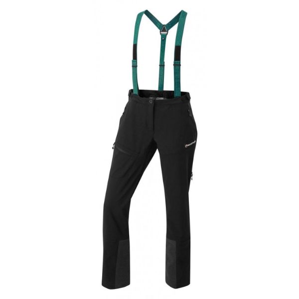 Montane Fem Gradient Byxor - Reg Benlängd Black