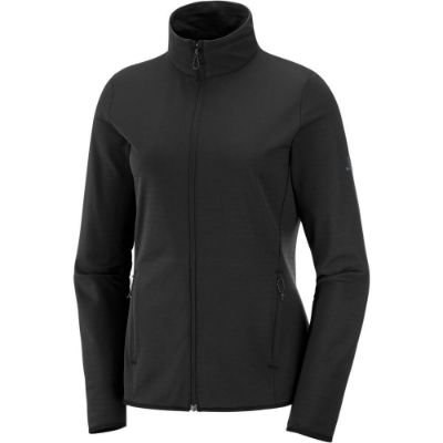 Salomon Outrack Full Zip Fleece W Black