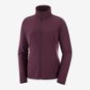 Salomon Outrack Full Zip Fleece W Wine