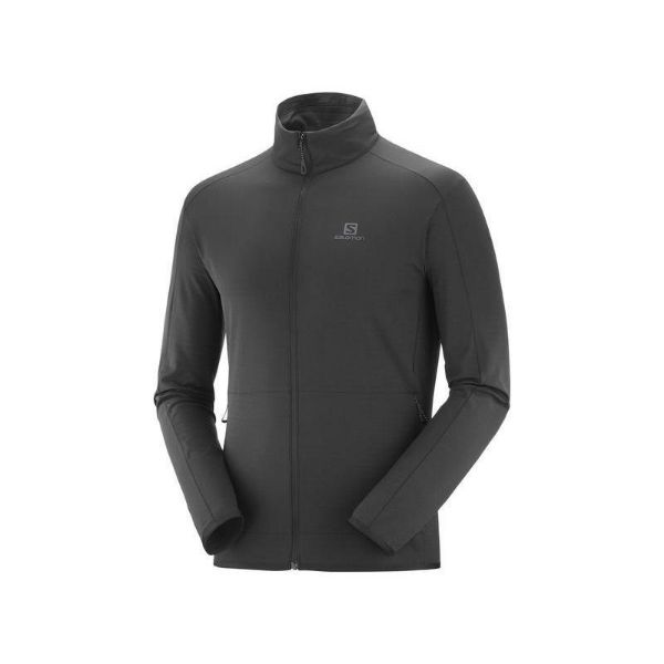 Salomon Outrack FullZip Fleece Black
