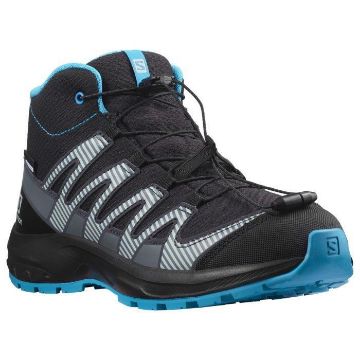 Salomon XA Pro V8 MID Vattentät Juniorstövel Black