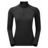 Montane Female Dart Thermo Zip Neck Black