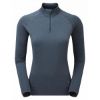 Montane Female Dart Thermo Zip Neck Astro Blue