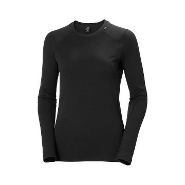 Helly Hansen Lifa Merino Midweight Crew Women Black