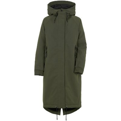 Didriksons Alicia Womens Parka Long 2 300/Deep Green
