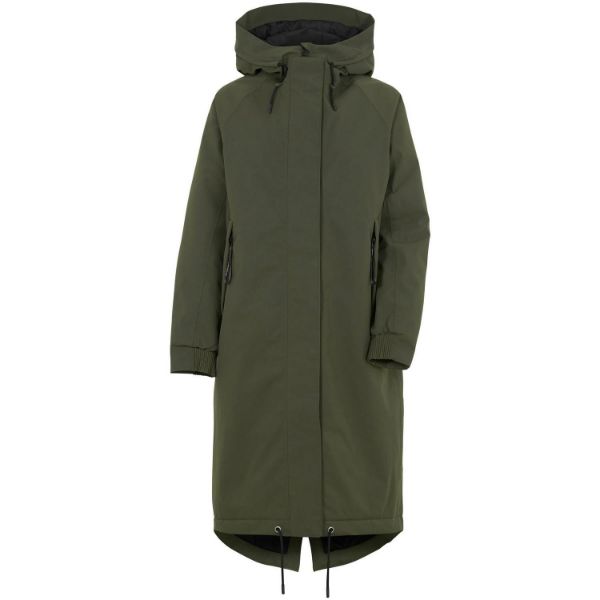 Didriksons Alicia Womens Parka Long 2 300/Deep Green