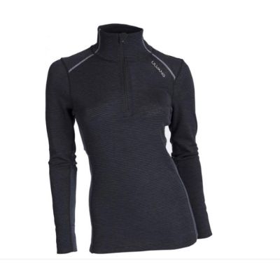 Ulvang Rav 100 turtle neck zip W Black/Granite/High Rise