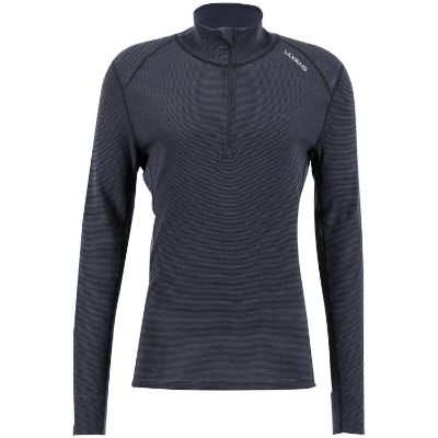 Ulvang Rav 100 turtle neck zip herr Black/Granite