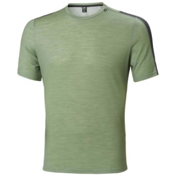 Helly Hansen Mens Lifa Merino Lightweight Tee Jade