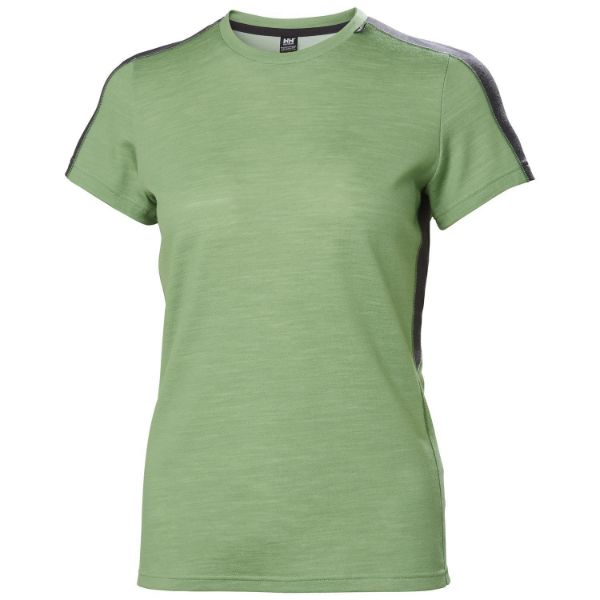 Helly Hansen Womens Lifa Merino Lightweight Tee Jade