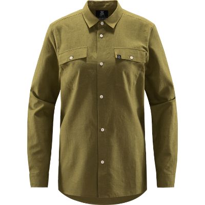 Haglöfs Nyfiken Hampaskjorta Women Olive Green