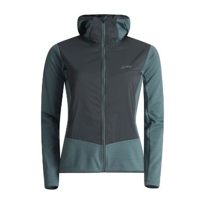 Lundhags Padje Merino Block Hoodie W Jade