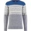 Ulvang Marius Ronundneck Ms Indian Teal/Vanilla/Grey Melange