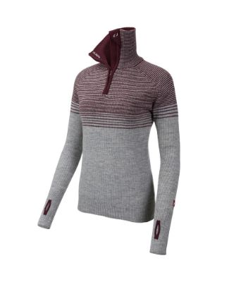 Ulvang Alta Half zip Dam Grey Melange/Fig