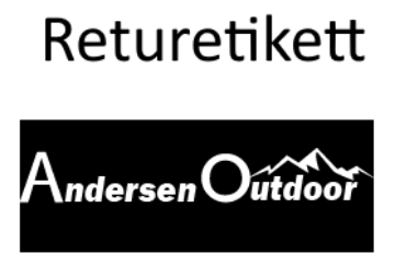 Returetikett - andersenoutdoor.se