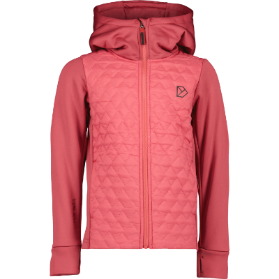Didriksons Kapris Kids Fullzip Jacka Garnet Red