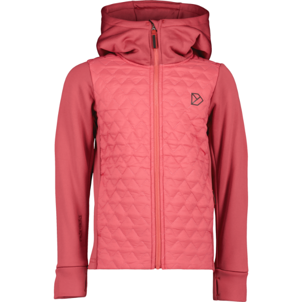 Didriksons Kapris Kids Fullzip Jacka Garnet Red