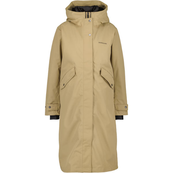 Didriksons Mia Dams Parka Lång Wood