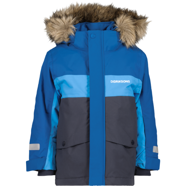 Didriksons Bjärven Kids Parka 2 Classic Blue