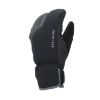Sealskinz Barwick WP Extreme Cold Weather Cycle Split Finger Glove Black / Grey