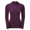 Montane F DART ZIP NECK Saskatoon Berry