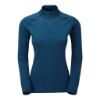 Montane F DART ZIP NECK Narwhal Blue