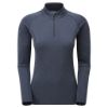 Montane F DART ZIP NECK Eclipse Blue