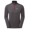 DART THERMO ZIP NECK - Slate