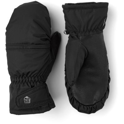 Hestra Primaloft Läder Female Mitt Black