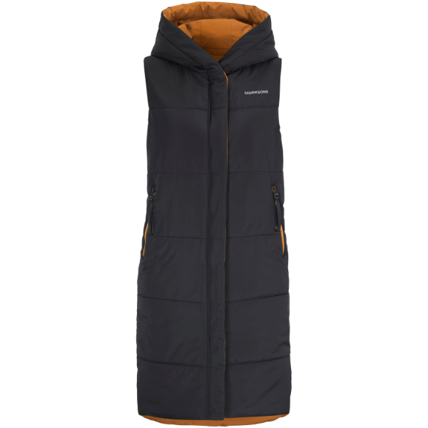  AVIVA WOMEN'S VEST - BLACK/CAYENNE