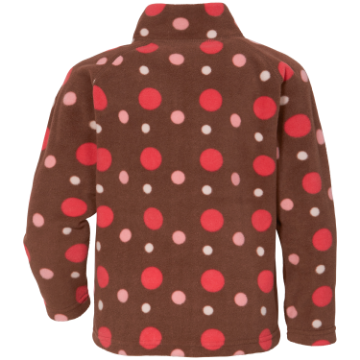 MONTE PRINTED KID'S FULL-ZIP 7 - Small Dotted Brown Print