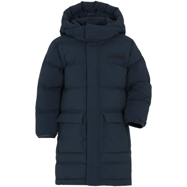 SNÖFRID KID´S LONG PARKA - Navy