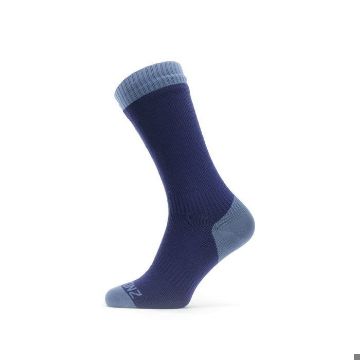 Sealskinz Wp warm weather mid sock - Navy Blue