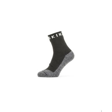 Sealskinz Wp warm weather soft touch ankle sock Black/Grey Marl/White