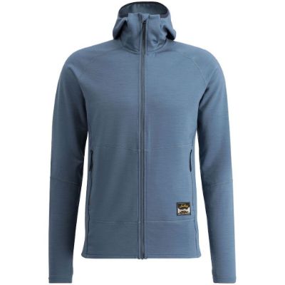 Lundhags Tived merino hoodie m - Denim Blue