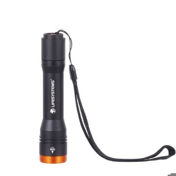 Lifesystems Intensity 545 hand torch, rechargeable  - Black