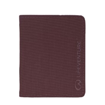 Lifeventure Rfid wallet, recycled, plum