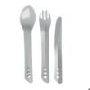 Lifeventure Ellipse cutlery set, light grey