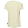Helly Hansen Women's Skog Recycled Graphic T-Shirt i knækket hvid med grønt print midt på brystet