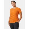 Helly Hansen Women's Skog Recycled Graphic T-Shirt i oramge med orange print på fronten