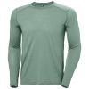 Helly Hansens Herre HH® Durawool Crew Langærmet base layer top kombinerer ZQ-certificeret Merino uld og Cordura® for naturlig lugtkontrol og temperaturregulering i grøn