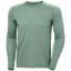 Helly Hansens Herre HH® Durawool Crew Langærmet base layer top kombinerer ZQ-certificeret Merino uld og Cordura® for naturlig lugtkontrol og temperaturregulering i grøn